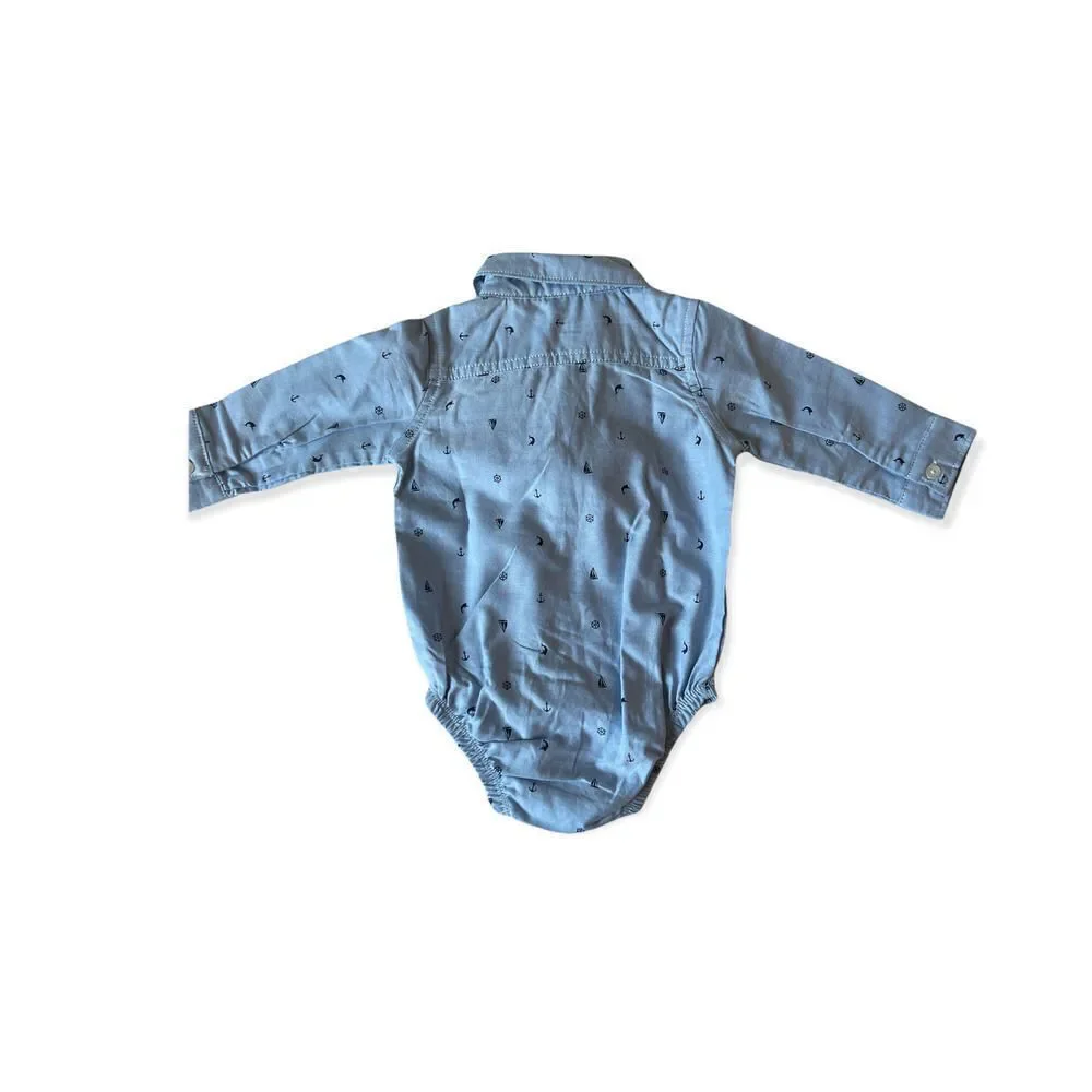 Carter's Bodysuit - Size 6 month  - Blue
